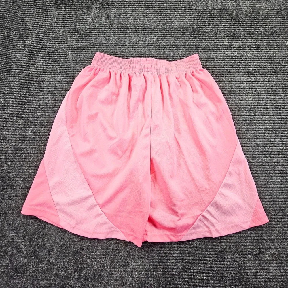 Inter Miami CF Mens Large Pink Athletic Soccer Shorts Elastic Waist Logo MLS